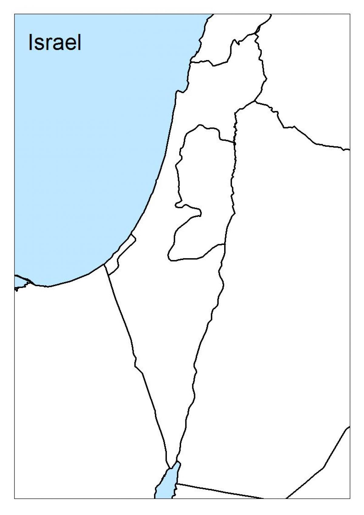 harta israelului gol