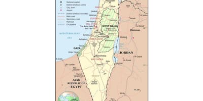 Harta israelului aeroporturi