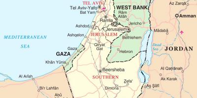 Harta israelului turistice