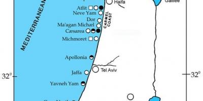 Harta israelului porturi